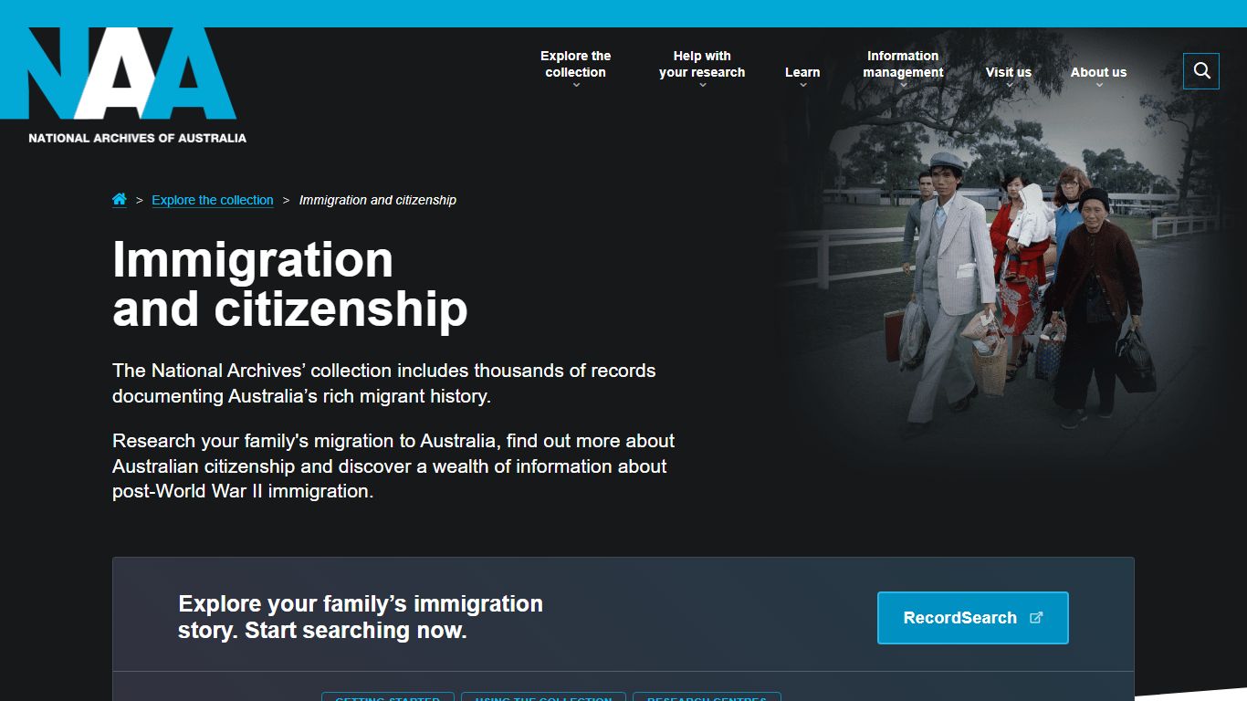 Immigration and citizenship | naa.gov.au - National Archives of Australia